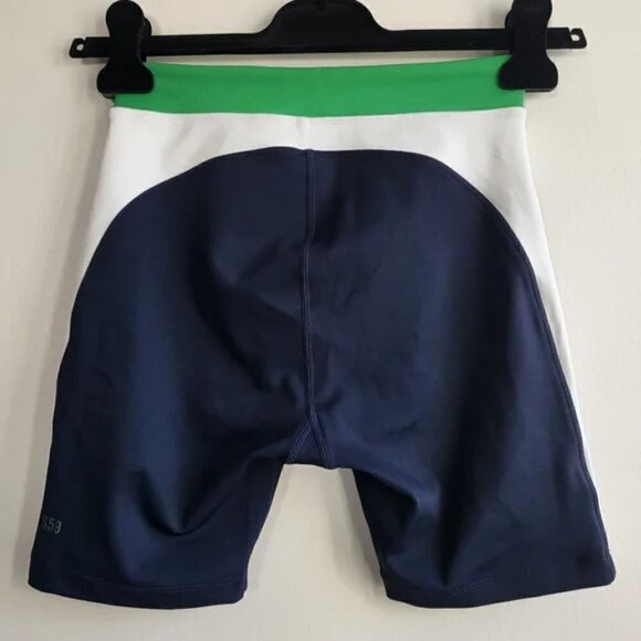 New Splits59 Dream High-Waisted Techflex Indigo/Off White Bike Shorts NWT Medium - Picture 14 of 16